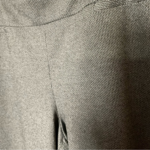 Blk/white tweed pull on trousers with cuff hem - Picture 4 of 4